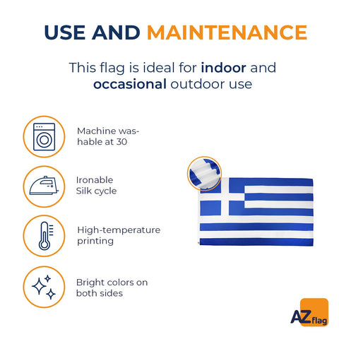 AZ FLAG bandera empaquetada en blister para transporte seguro y ordenado