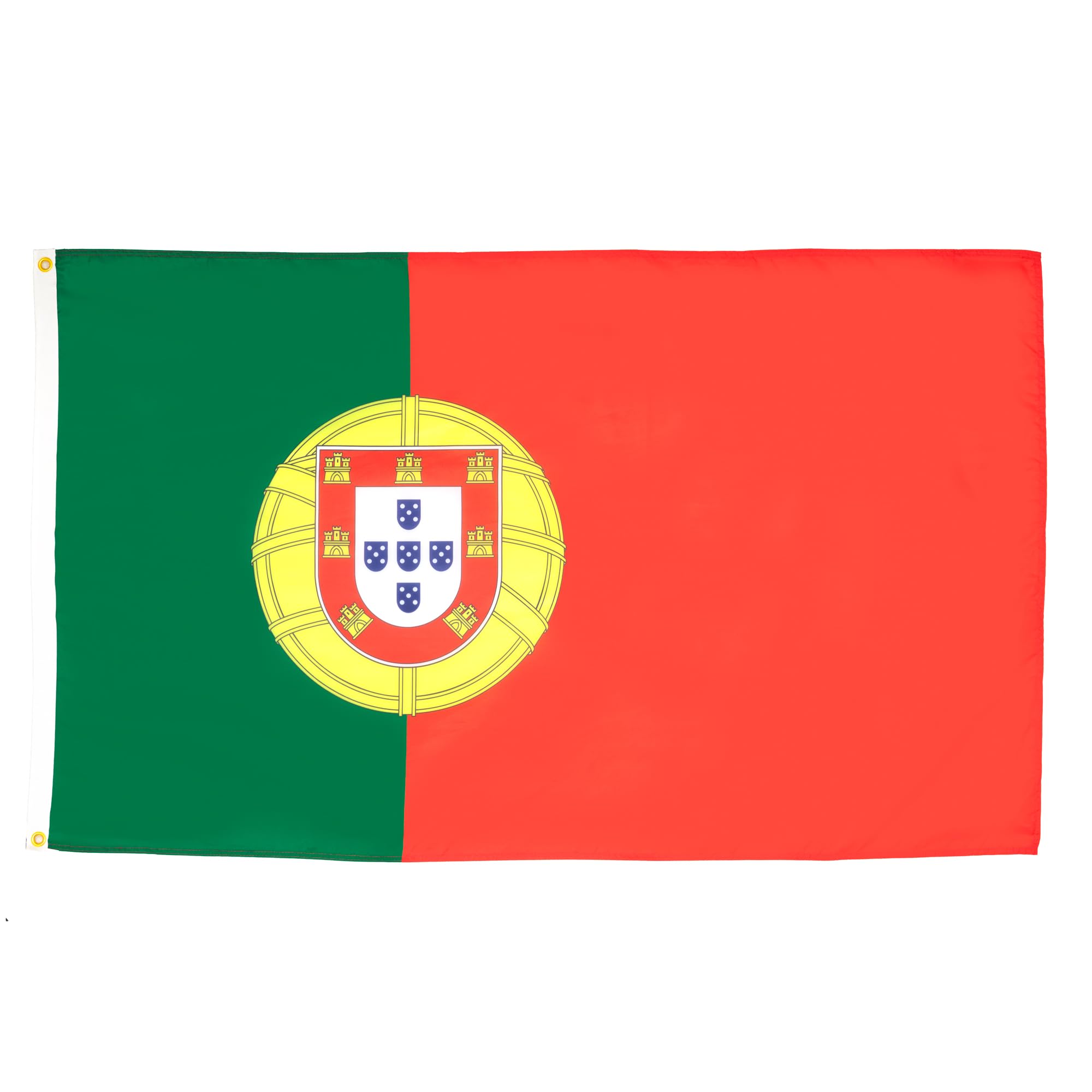 AZ FLAG bandera Portugal frontal mostrando colores vivos y visibilidad