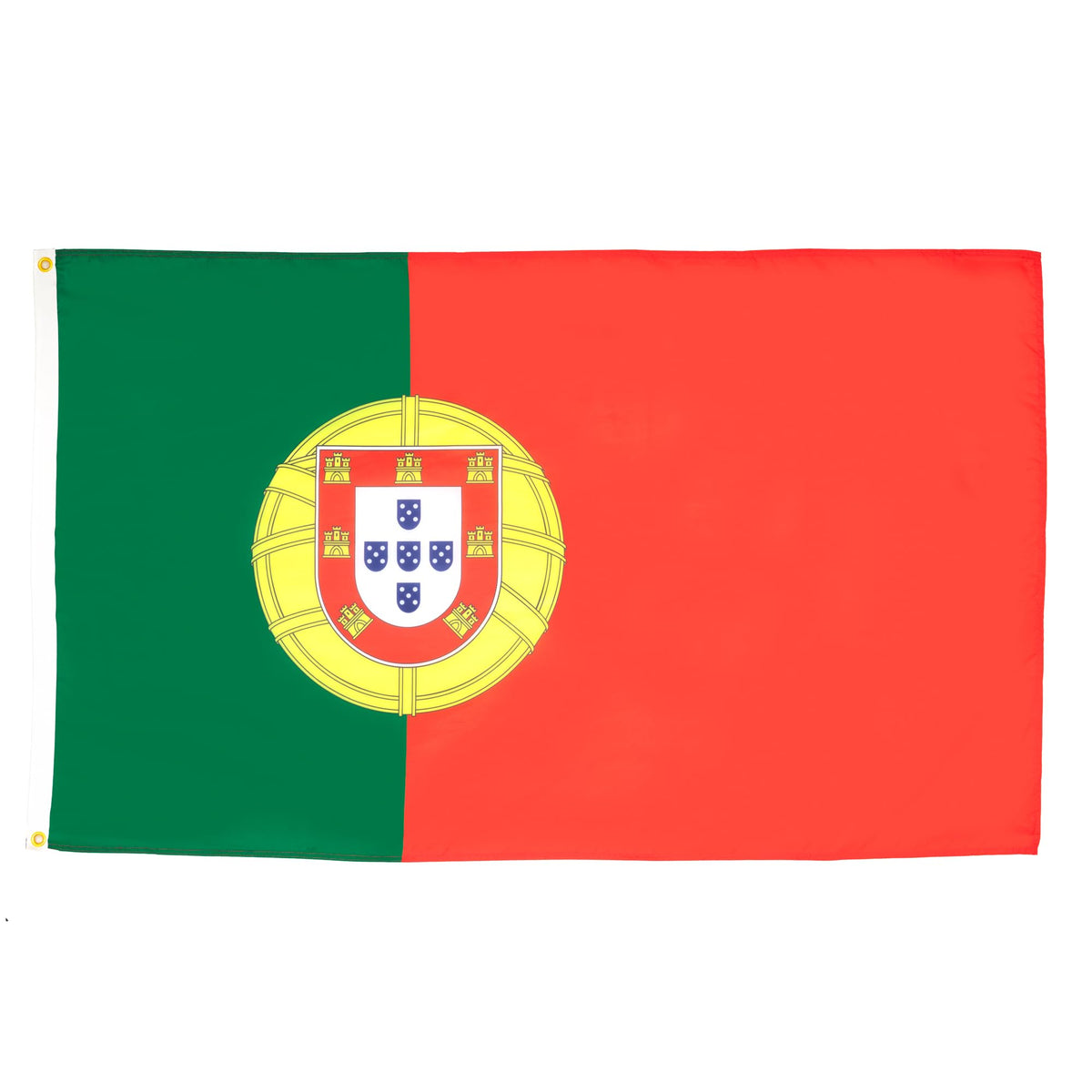 AZ FLAG bandera Portugal frontal mostrando colores vivos y visibilidad
