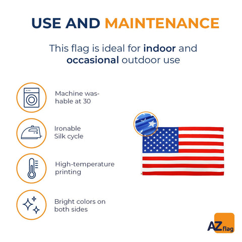 AZ FLAG bandera en mástil ideal para eventos y fachadas