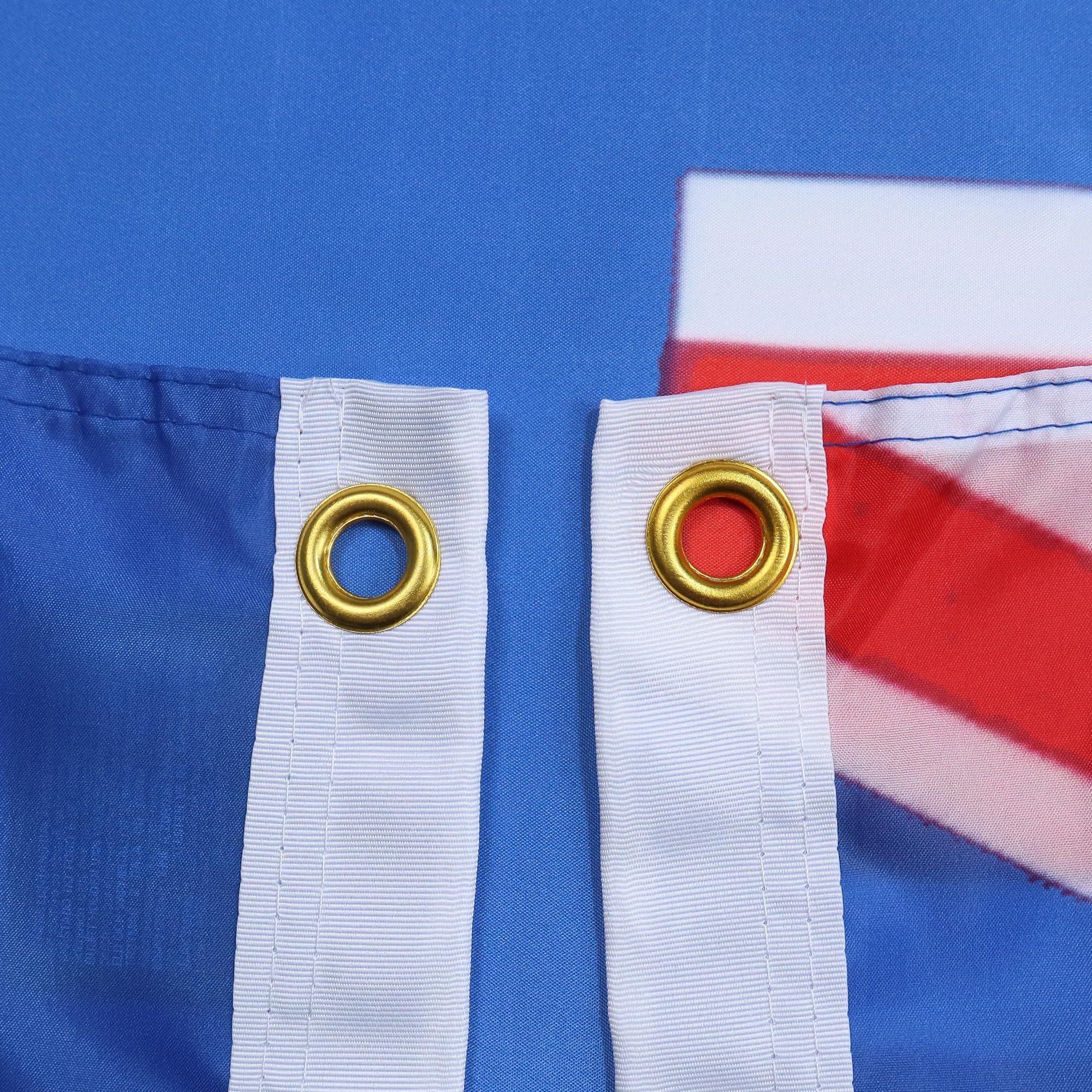 AZ FLAG detalle de costuras reforzadas que garantiza mayor durabilidad
