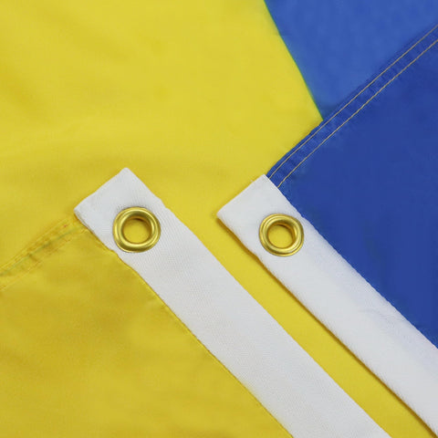 AZ FLAG detalle de costuras reforzadas que garantiza mayor durabilidad