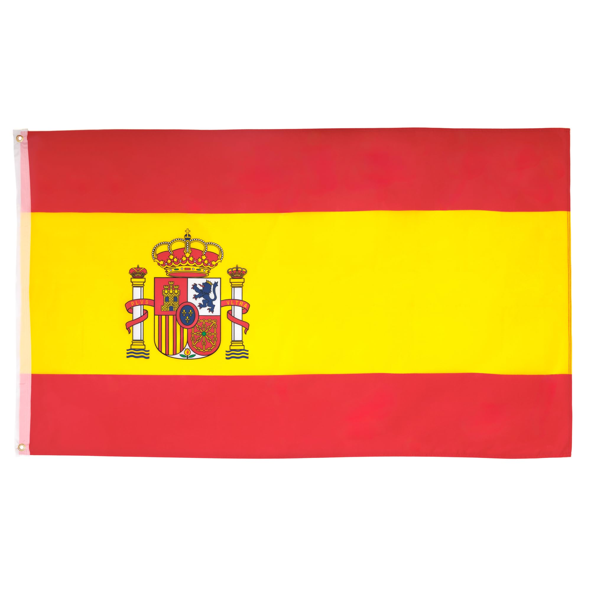 AZ FLAG vista frontal de la bandera de España, colores vivos y máxima visibilidad