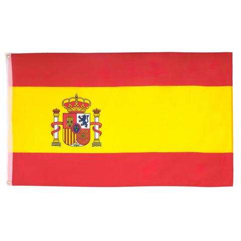 AZ FLAG vista frontal de la bandera de España, colores vivos y máxima visibilidad