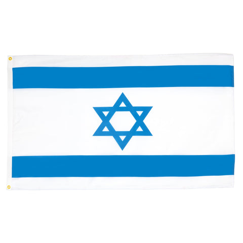 AZ FLAG bandera Israel frontal en blister mostrando colores vivos y presentación profesional