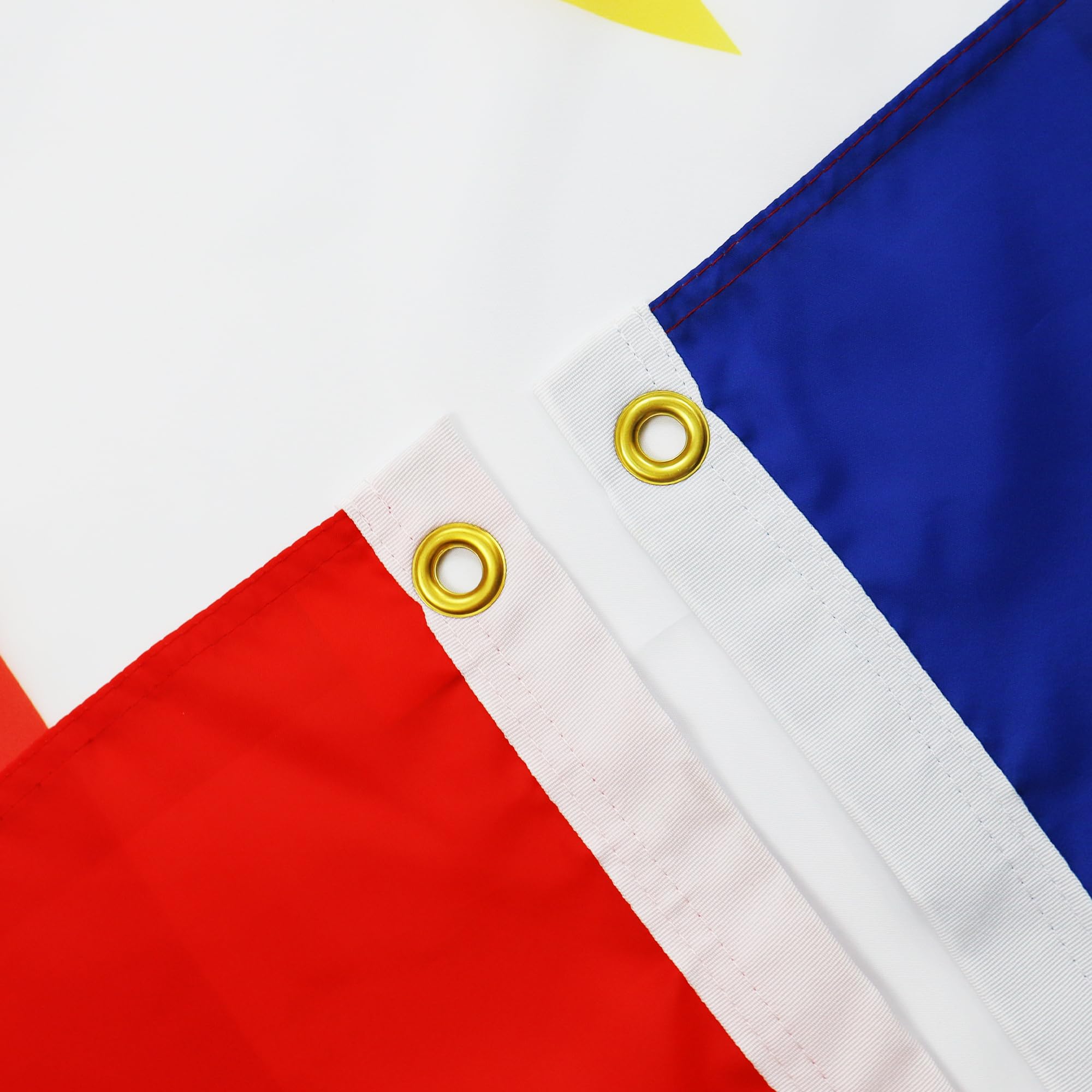 AZ FLAG detalle de costuras reforzadas mostrando durabilidad