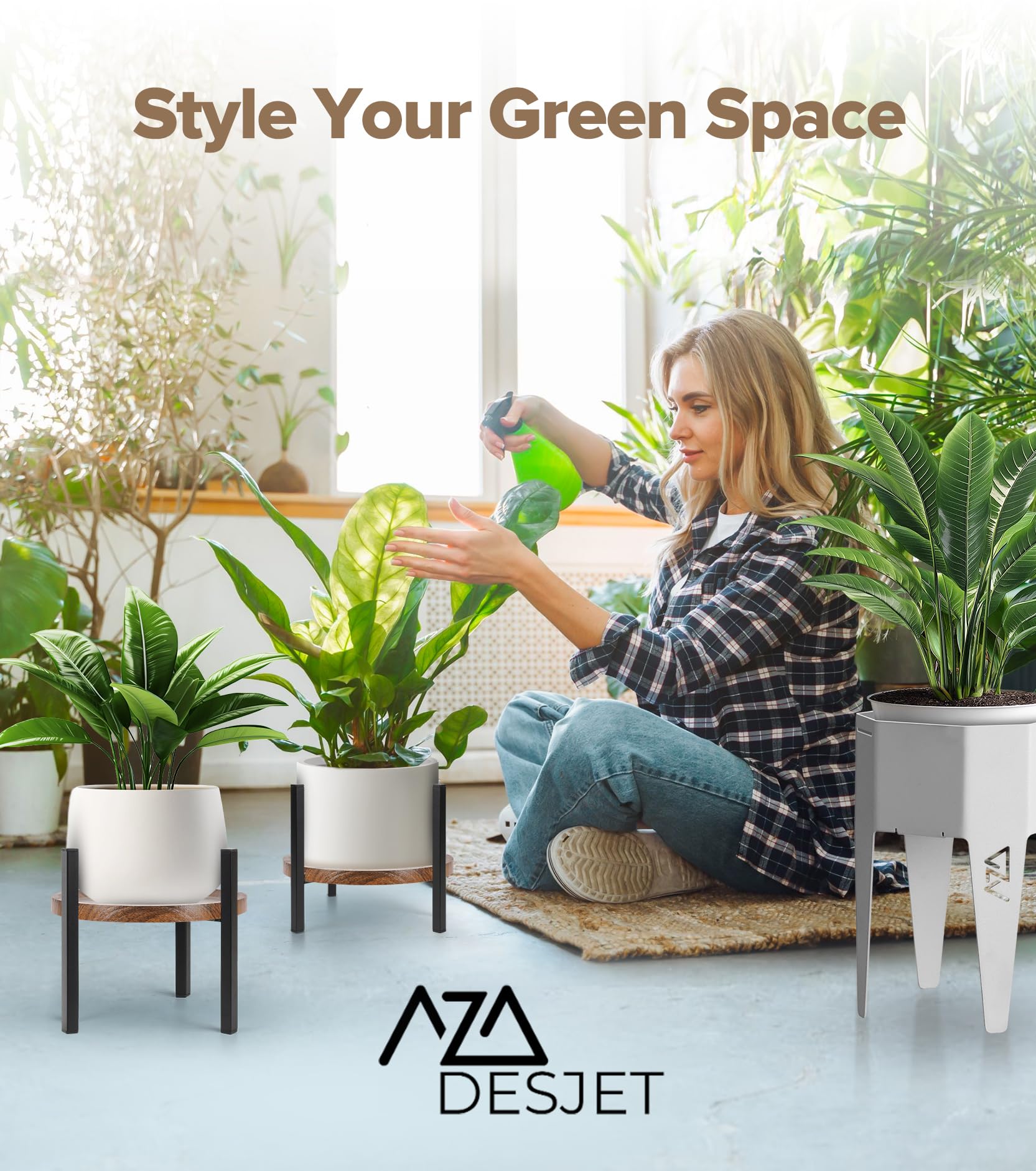 AZADESJET empaque del producto listo para entrega y montaje fácil