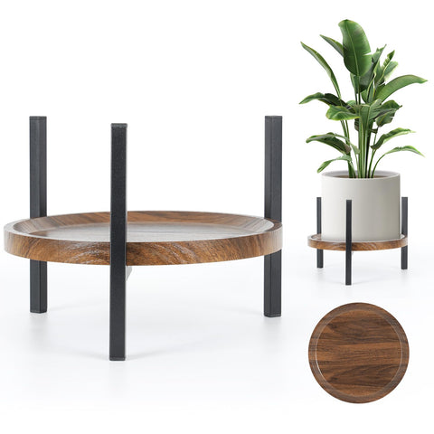 AZADESJET soporte frontal con bandeja de nogal mostrando estabilidad