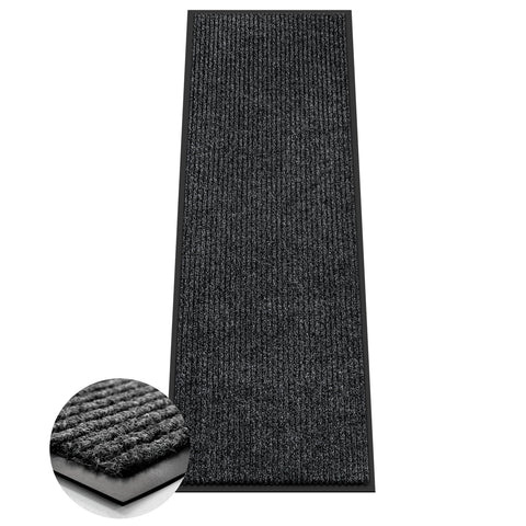 Azadx felpudo frontal 2'x6' que protege la entrada y absorbe humedad