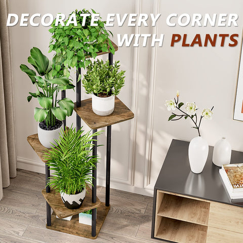 AZERPIAN estantería decorada con plantas que mejora el ambiente interior