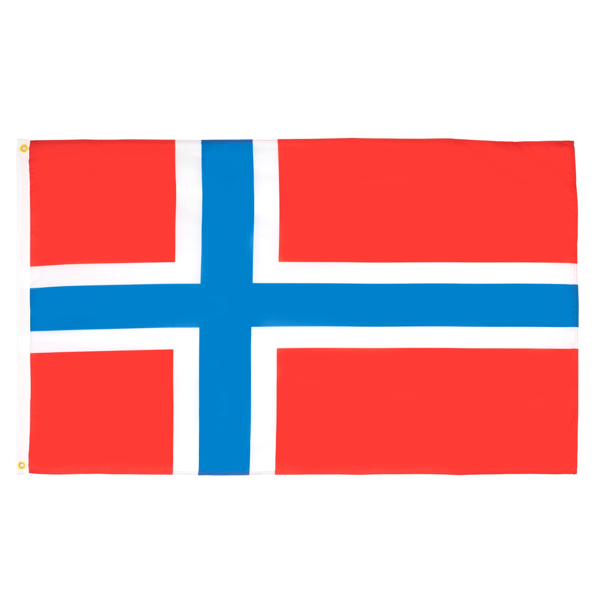 AZ FLAG bandera Noruega frontal mostrando colores vivos y diseño claro