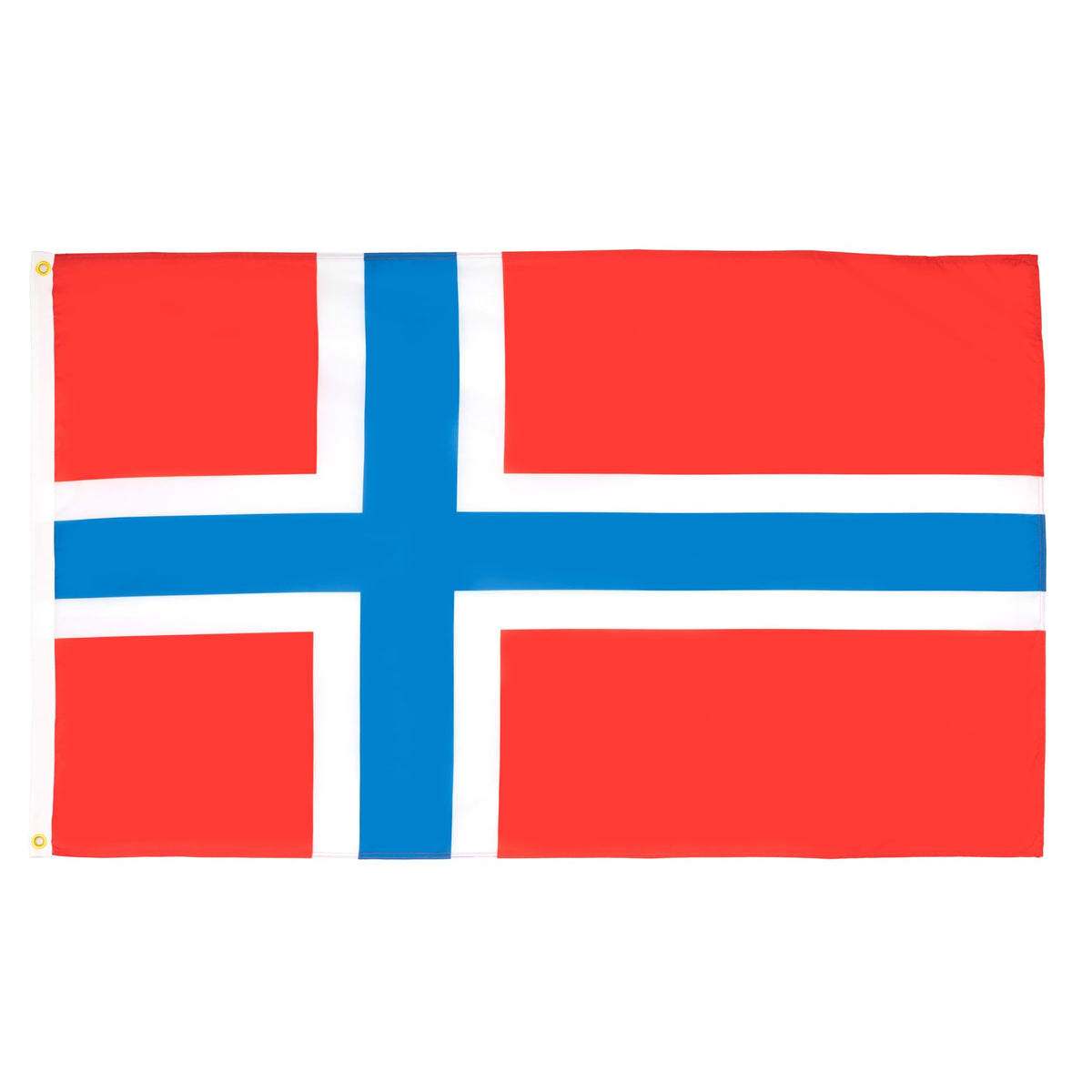 AZ FLAG bandera Noruega frontal mostrando colores vivos y diseño claro