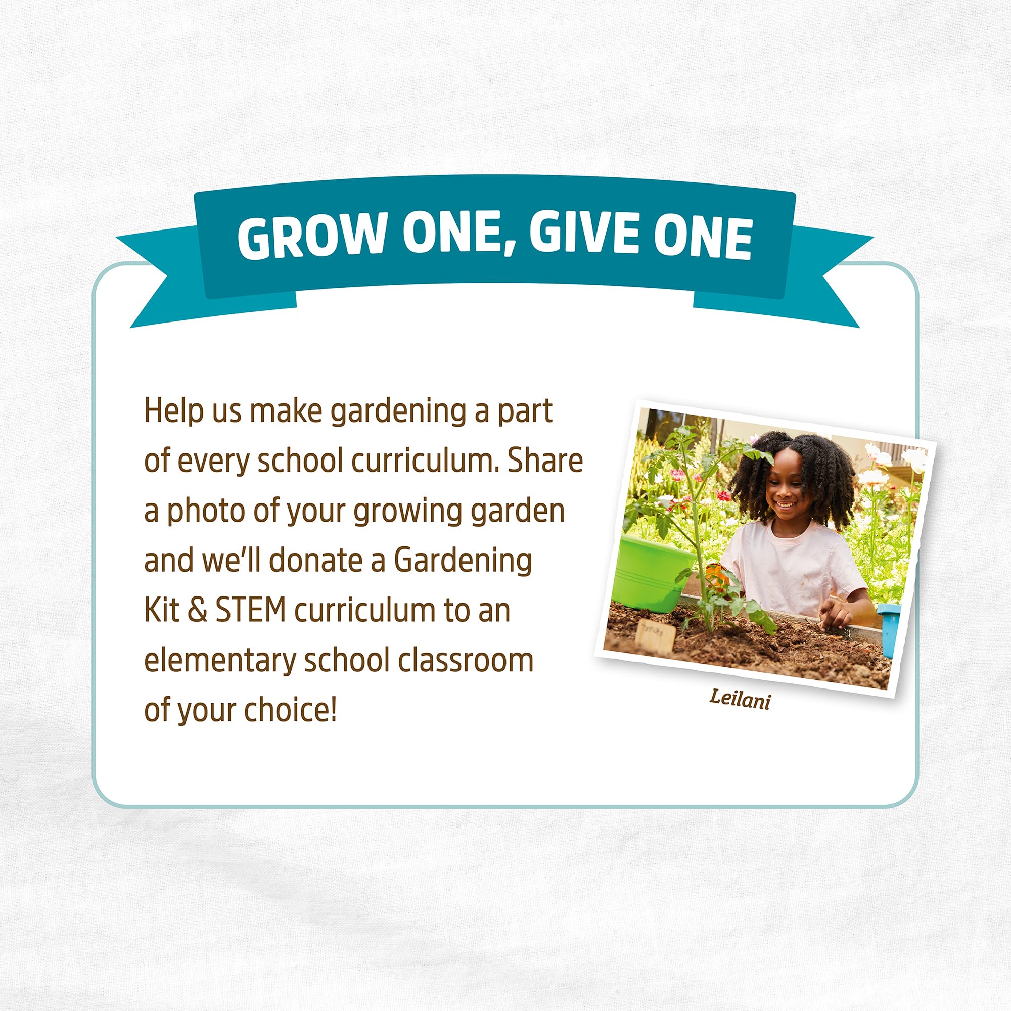 Back to the Roots kit educativo GiveOne para aulas y apoyo STEM