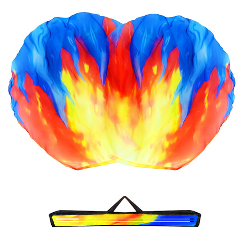 Baisdan bandera frontal mostrando colores amarillo rojo azul y gran visibilidad