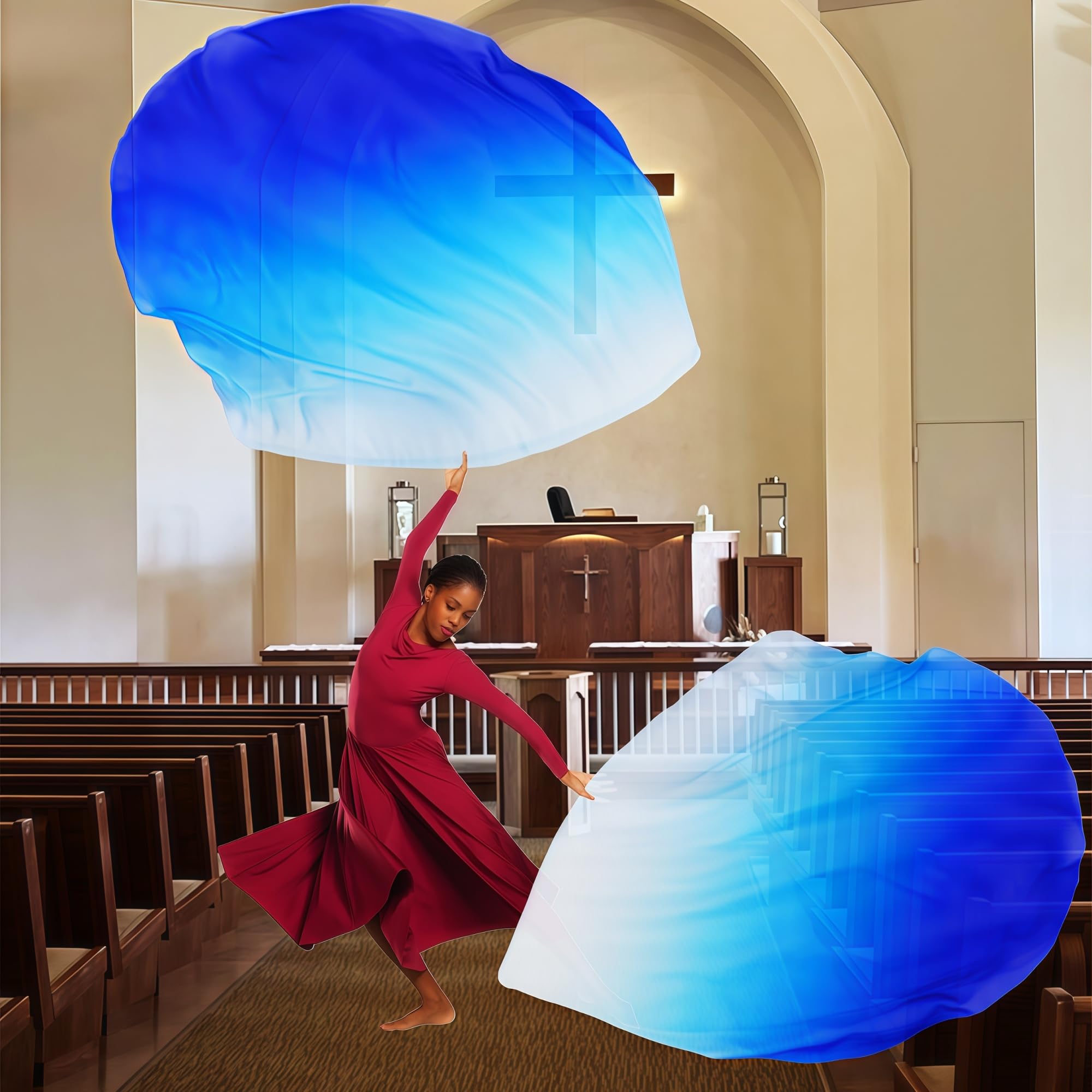 Baisdan primer plano de chifón seda que destaca textura ligera
