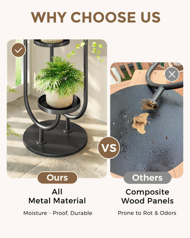 Bamworld primer plano metal con acabado resistente y elegante