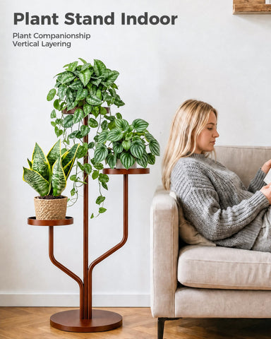 Bamworld comparativa de tamaño junto a muebles, demuestra ahorro de espacio vertical