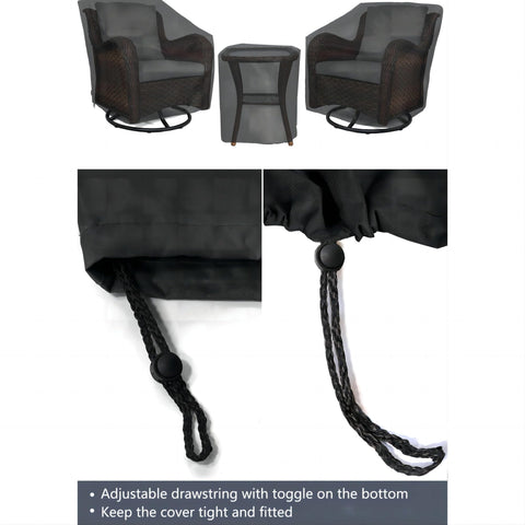 BANER GARDEN funda ajustada a un sillón lateral preservando el acabado