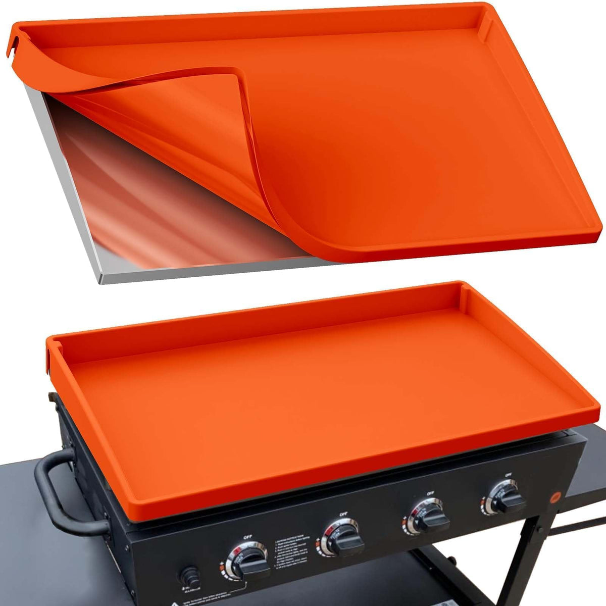 BANGIE vista frontal encajada en plancha 36" con protección contra óxido