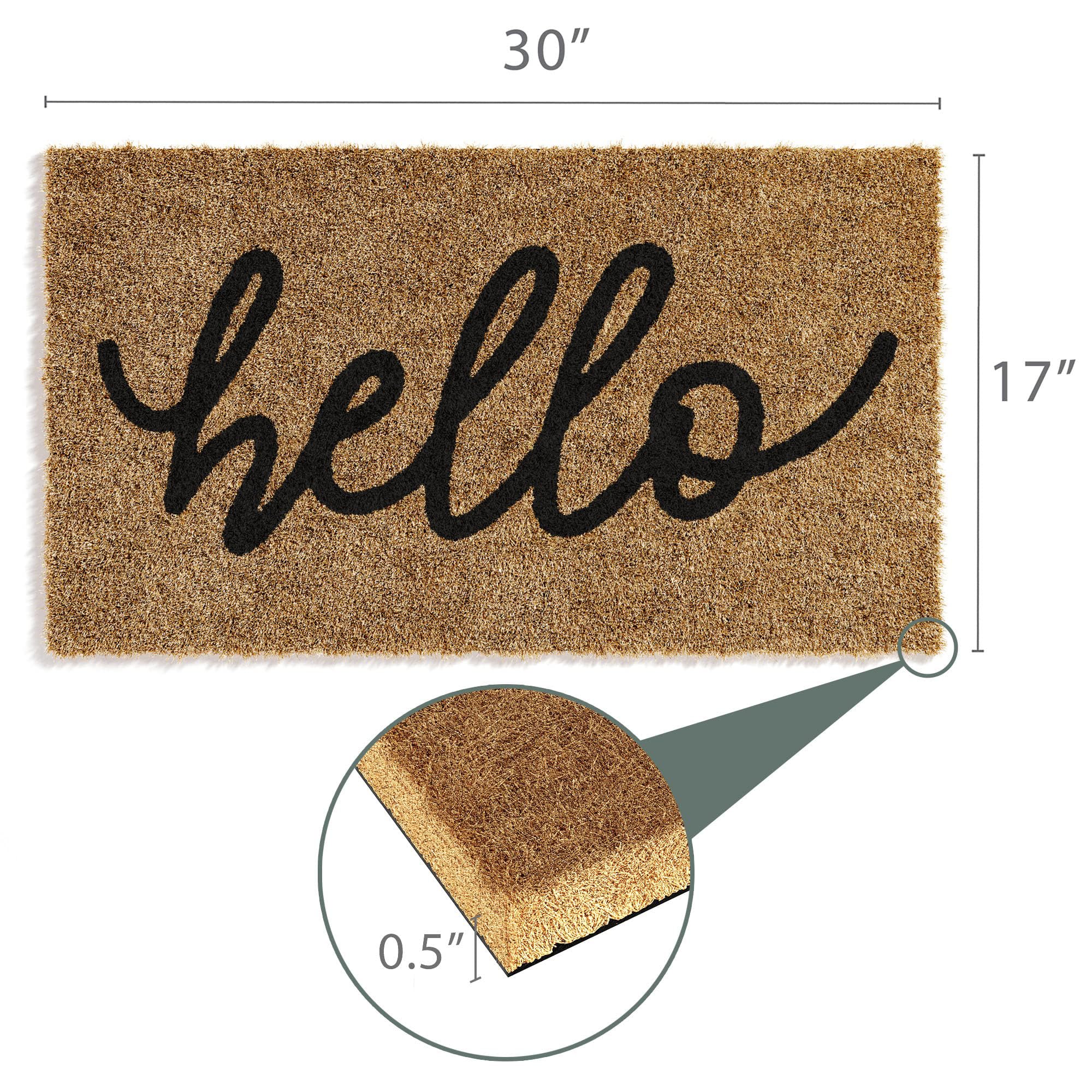 Barnyard Designs detalle de letras grandes y diseño visible desde lejos