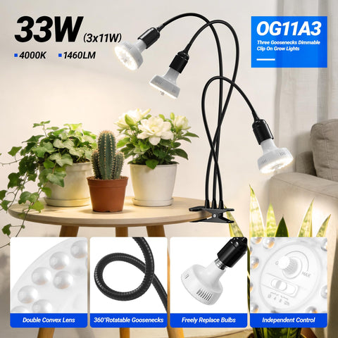 Barrina OG11A3 detalle del cuello flexible que permite orientar luz
