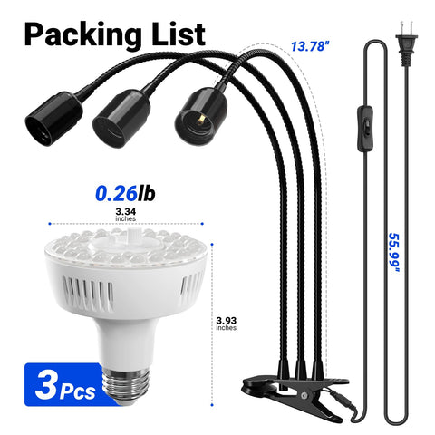 Barrina OG11A3 primer plano de chips LED mostrando uniformidad de luz
