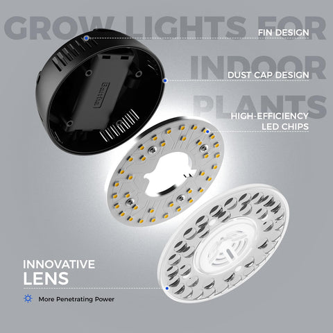 Barrina Orbgrow cables incluidos listos para configurar diferentes distancias