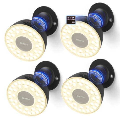 Barrina Orbgrow frontal pack mostrando las cuatro luces y beneficio portátil