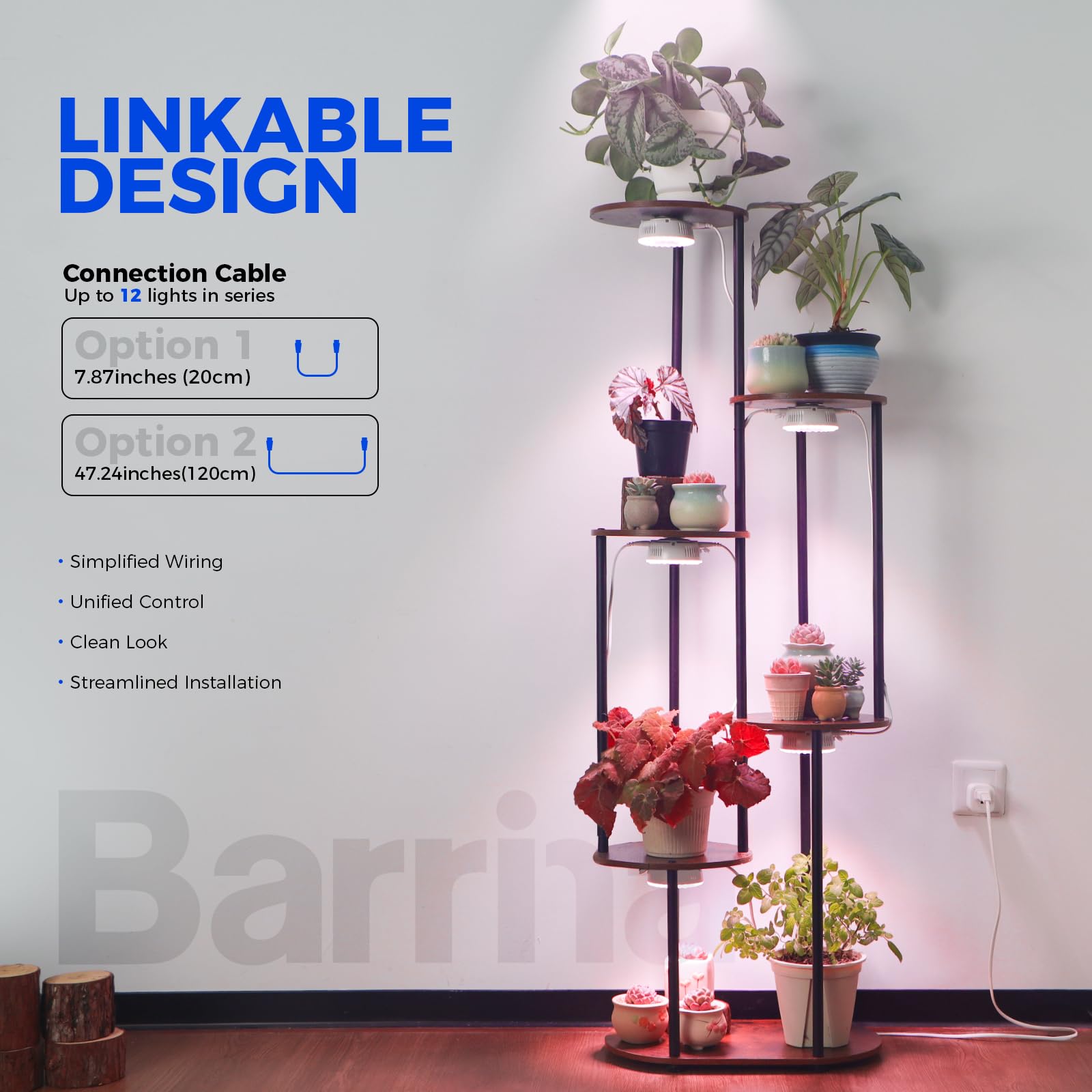 Detalle de LEDs en Barrina Orbgrow OG09 destacando lente y eficiencia lumínica
