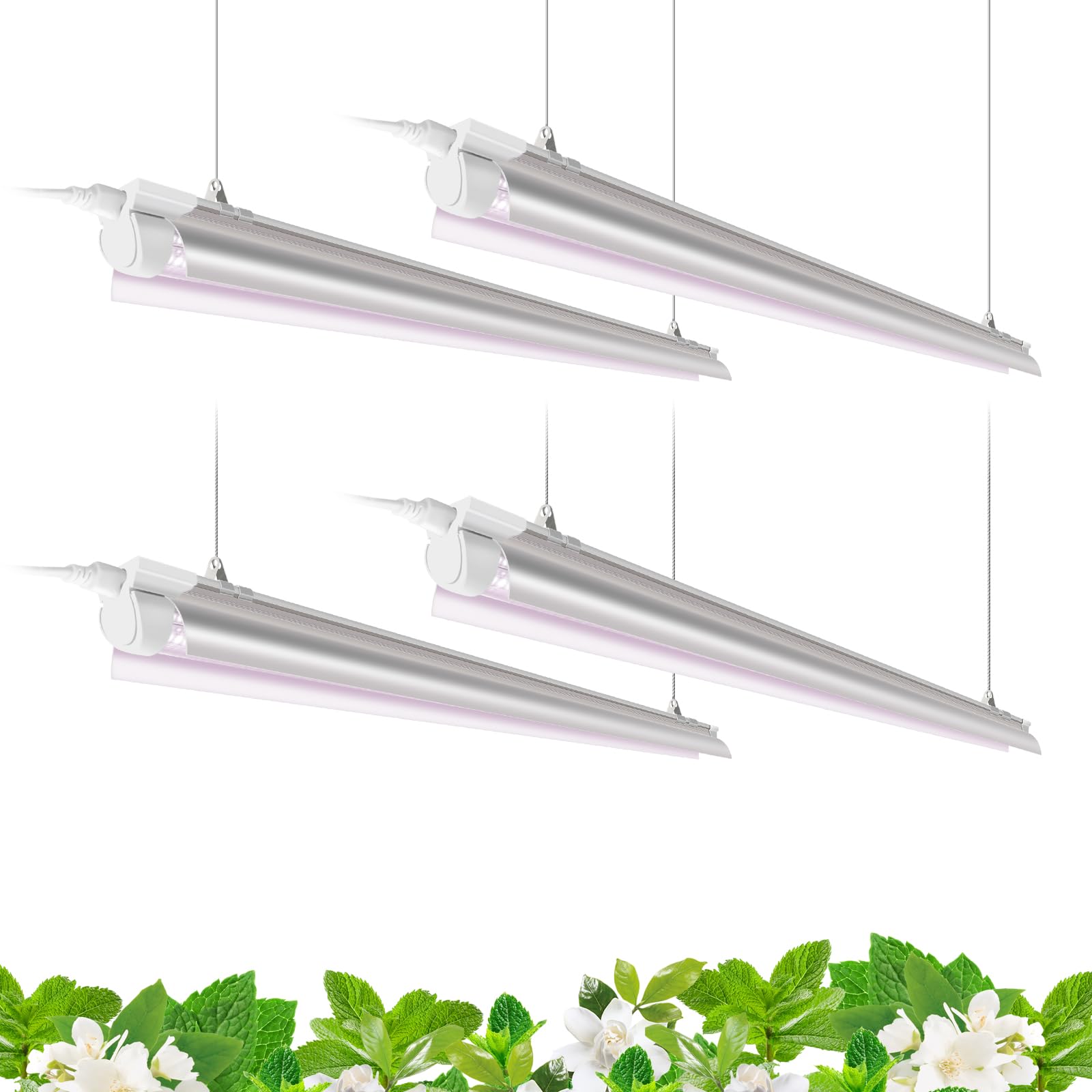 Barrina visión frontal del pack de 4 barras 4FT, iluminación uniforme