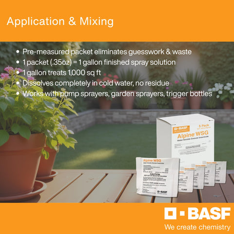 BASF Alpine WSG solución clara en frasco para aplicación sin residuos