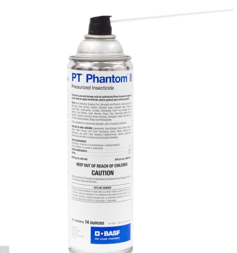 BASF PT Phantom II frontal del envase mostrando etiqueta y tamaño para identificación rápida