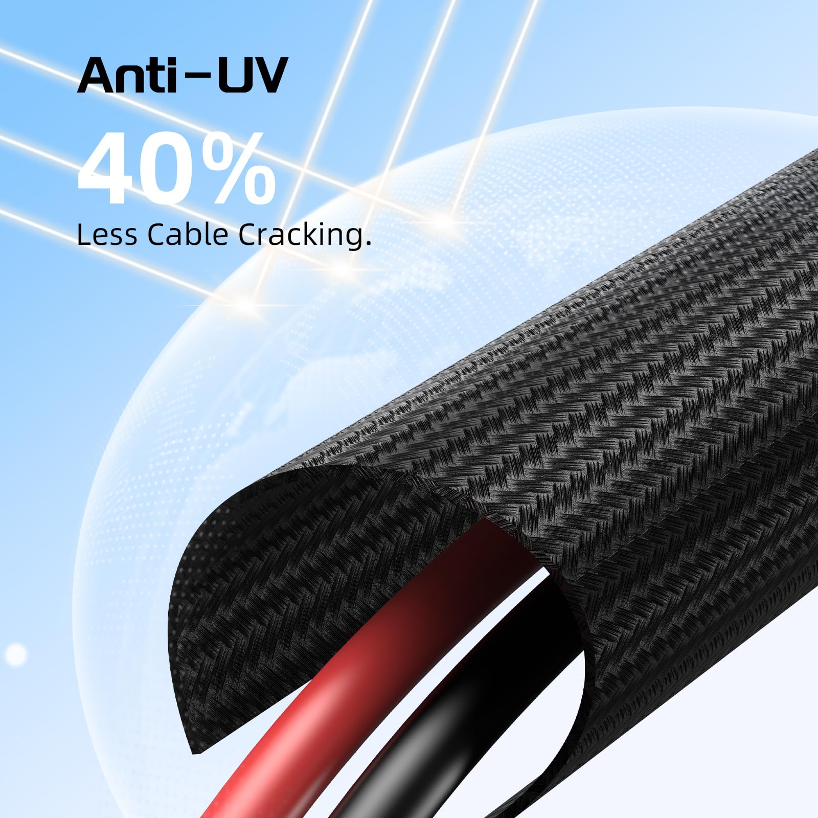 Bateria Power detalle de la chaqueta XLPO resistente a abrasión y UV