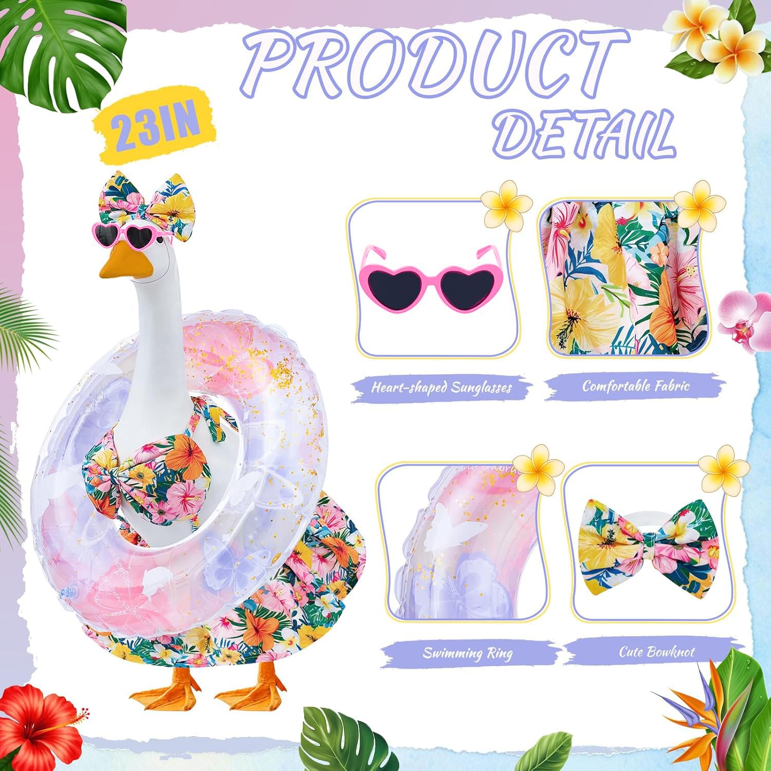 Batfsm gafas y lazo en primer plano, accesorios que personalizan la estatua