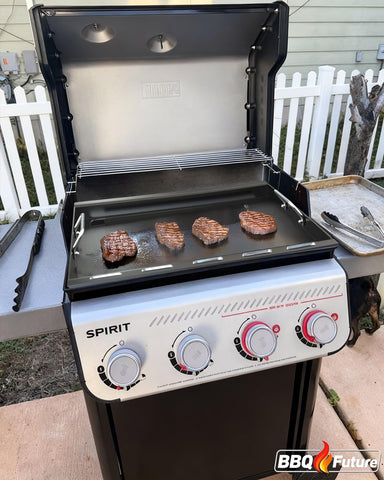 BBQ Future guantes de silicona y tornillería incluidos, manejo seguro