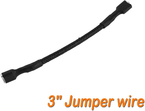 BBQ Future cable jumper de 3 pulgadas para conexiones compactas y firmes