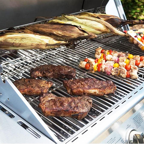 BBQration en uso instalado en parrilla mejora distribución de calor