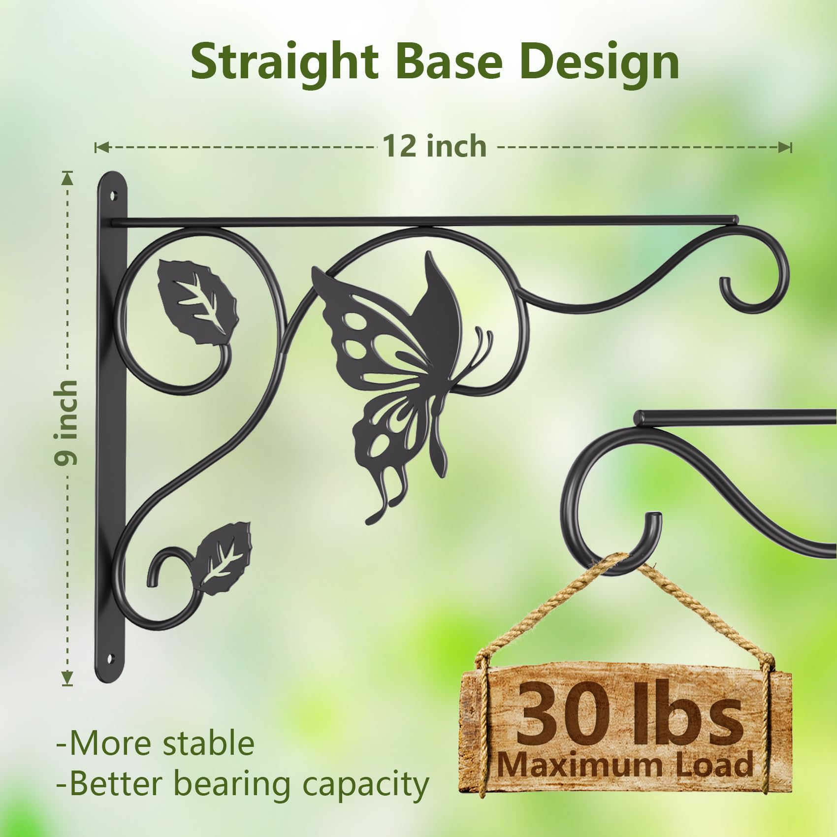 BBTFAA detalle de mariposa 3D decorativa que embellece exteriores
