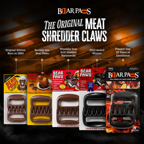 Bear Paws en parrilla estilo de vida que facilita barbacoa y servicio rápido