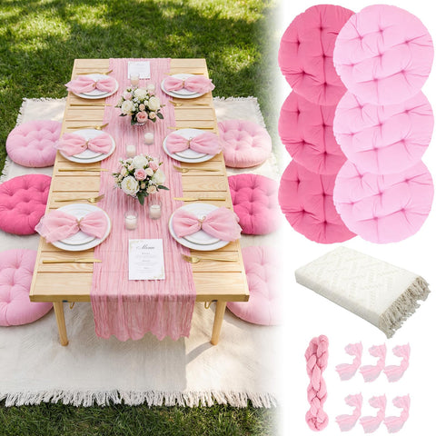 Beeveer manta frontal mostrando tamaño y estilo boho, ideal para eventos
