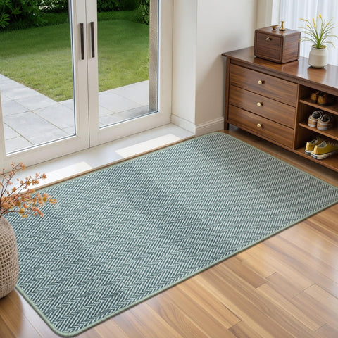 BEISIFLOOR vista frontal del felpudo mostrando diseño y ajuste