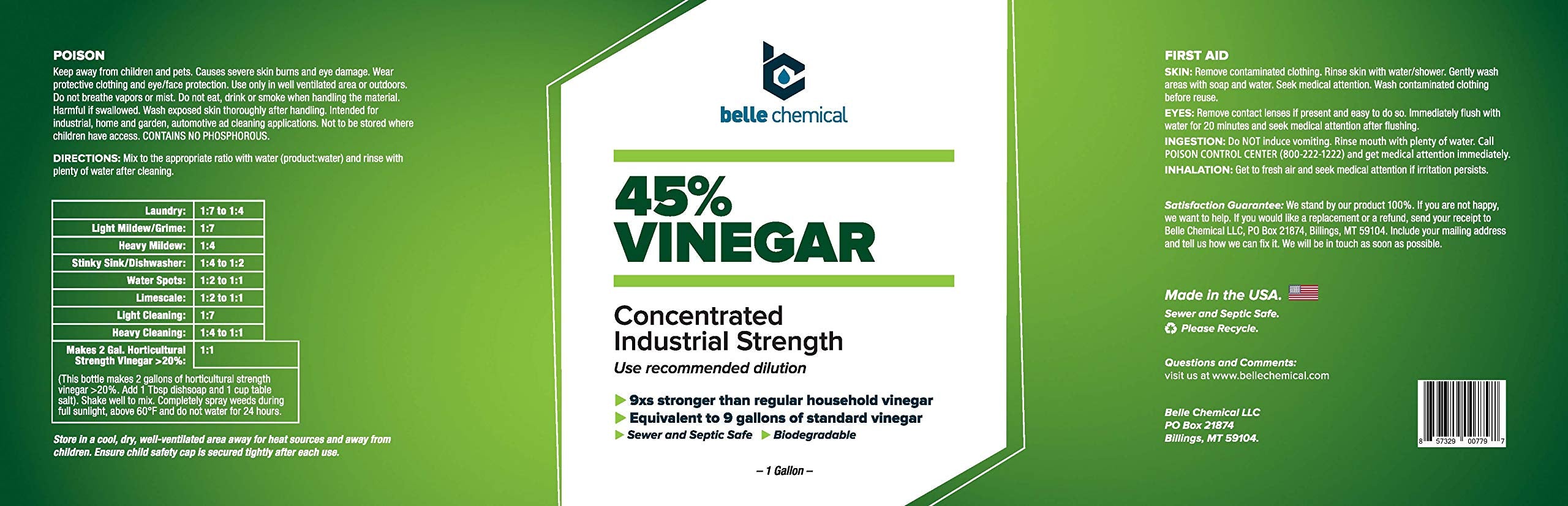 Belle Chemical producto en uso limpiando equipo industrial eficientemente