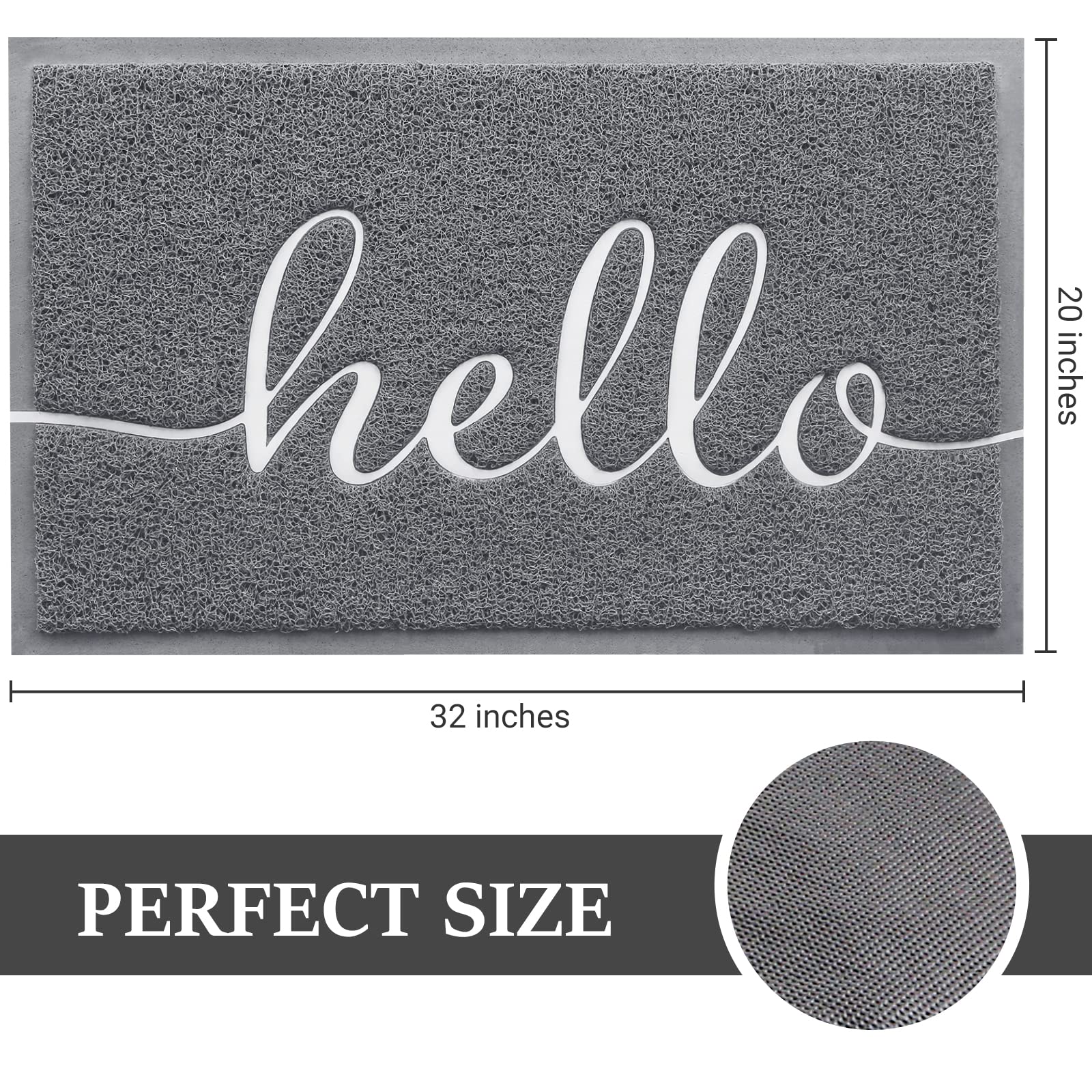 BeneathYourFeet detalle de textura en relieve que atrapa suciedad eficazmente