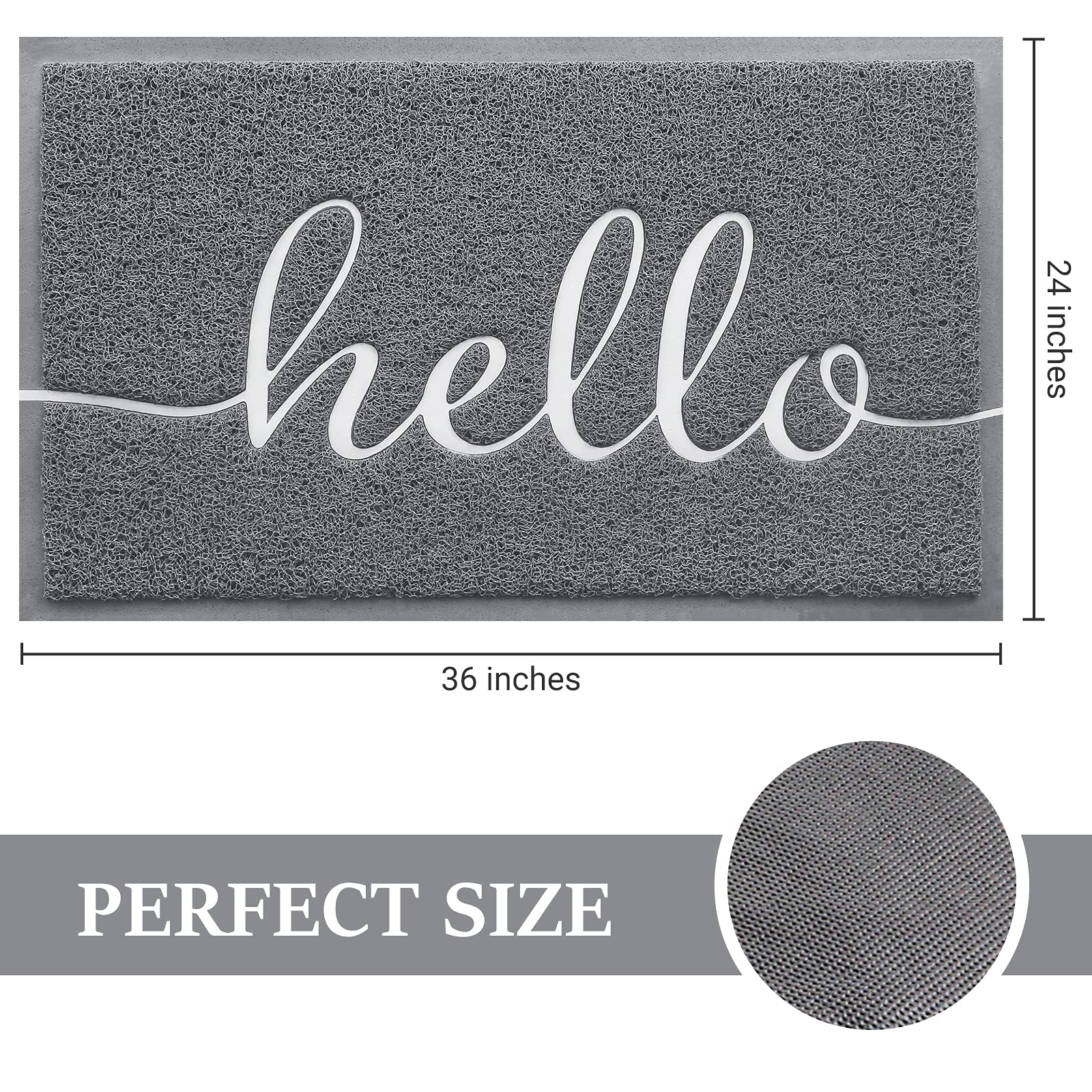 BeneathYourFeet primer plano de textura en relieve que atrapa suciedad eficazmente