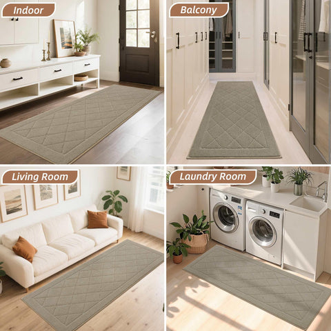 BEQHAUSE en ambiente hogareño beige, aspecto elegante y discreto