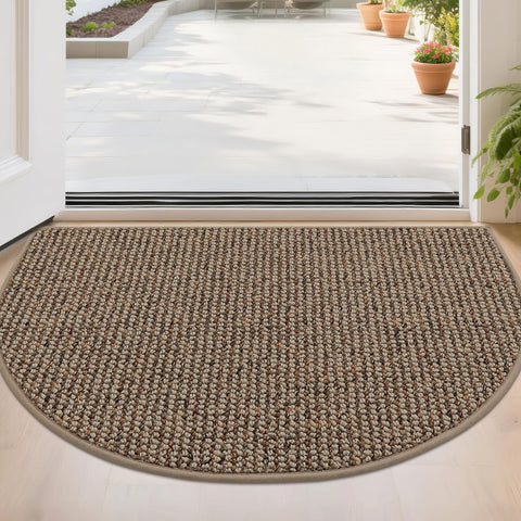 BEQHAUSE felpudo frontal 24x36 taupe atrapa suciedad