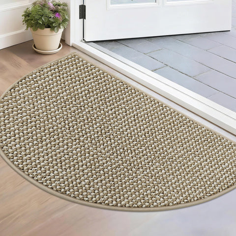BEQHAUSE felpudo frontal beige mantiene entrada limpia