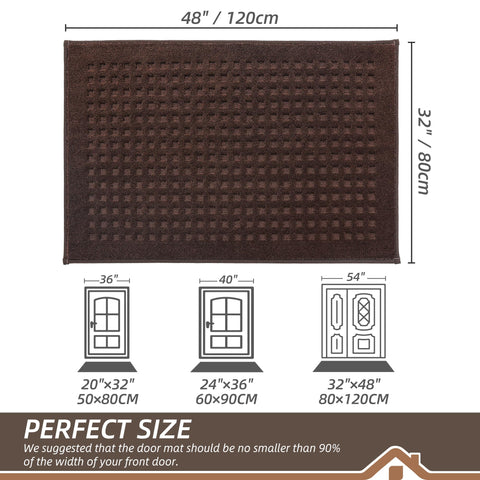 BEQHAUSE detalle de textura waffle absorbe humedad y raspa suciedad eficazmente