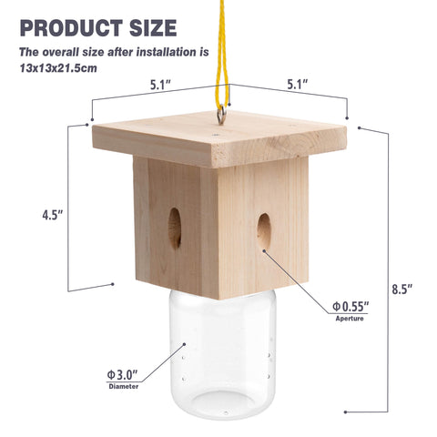 Best Bee Trap durante limpieza, mantenimiento sencillo y reutilizable