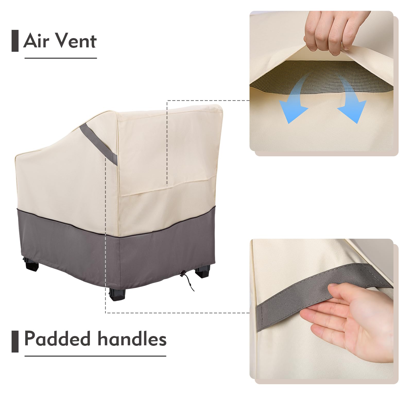 Bestalent asas acolchadas para una instalación cómoda y rápida